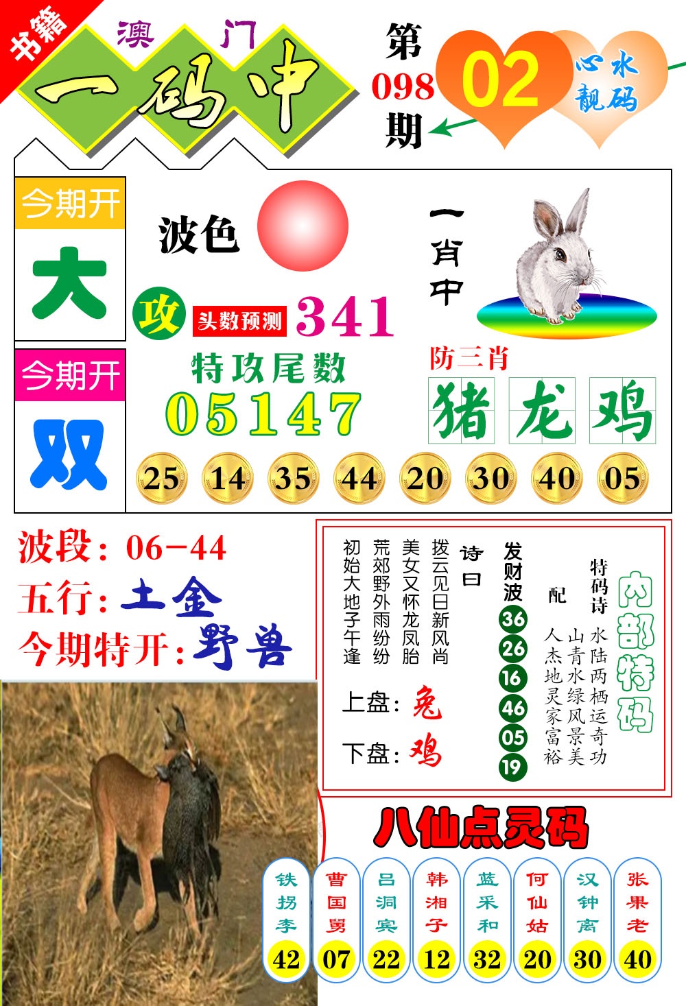 098期澳门发财波[图]